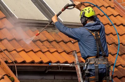Démoussage et hydrofuge de toiture à Sainte-Ruffine